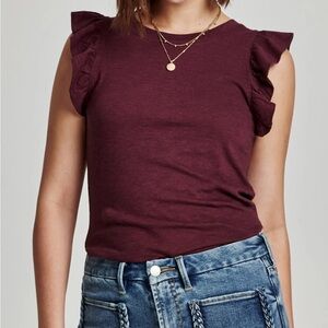 Another Love North Ruffle Trimmed
Top Prune / Purple Top - S